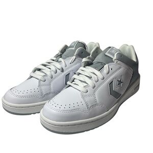 NEW Converse WEAPON OX White/Wolf Grey/White A10204C Shoes MENS SIZE 10.5